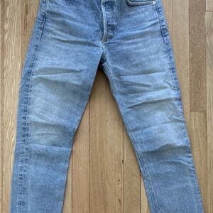 Citizens Of Humanity Charlotte Crop High Rise Straight Leg Jeans